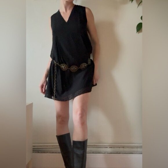 BCBG Generation Little Black Dress – Sleeveless Textured Mini (S) - Picture 2 of 6